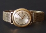 VINTAGE 14KT GOLD CASE ACCUTRON MEN'S WATCH