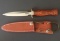 RANDALL MODEL 2-5 DAGGER WITH SHEATH