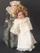 ANTIQUE BISQUE HEAD DOLLS (2)