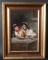 RAFFAELE FRIGERIO TAVERN SCENE OIL PAINTING