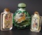 THREE (3) CHINESE SNUFF BOTTLES