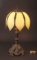 EARLY 20TH CENTURY SLAG GLASS LAMP