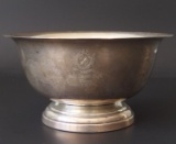 POOLE STERLING SILVER PRESENTATION BOWL