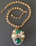 VINTAGE MIRIAM HASKELL PENDANT / NECKLACE