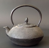 ANTIQUE CHINESE CAST IRON KETTLE