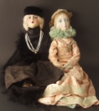 TWO (2) FRENCH BOUDOIR DOLLS