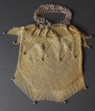 ANTIQUE ENGLISH STERLING 'JESTER' CHANGE PURSE