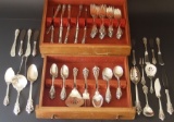 WALLACE GRANDE BAROQUE STERLING FLATWARE SET