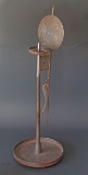 ANTIQUE CHINESE IRON CANDLE HOLDER