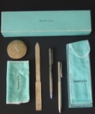 TIFFANY & CO STERLING SILVER ITEMS (4)