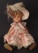 EARLY COMPO SHIRLEY TEMPLE DOLL W/BONNET