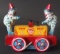 WYANDOTTE HOKY-POKY CLOWN HAND CAR TOY