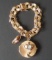 VINTAGE 14KT GOLD BRACELET & LOCKET