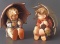 HUMMEL JUMBO UMBRELLA GIRL & BOY FIGURINES