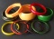 VINTAGE BAKELITE BANGLES (10)