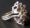 VINTAGE 14KT GOLD & DIAMOND LADIES RING