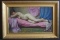A. B. WRIGHT RECLINING NUDE OIL PAINTING