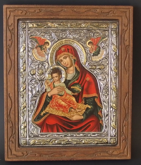 GREEK STERLING RELIGIOUS ICON