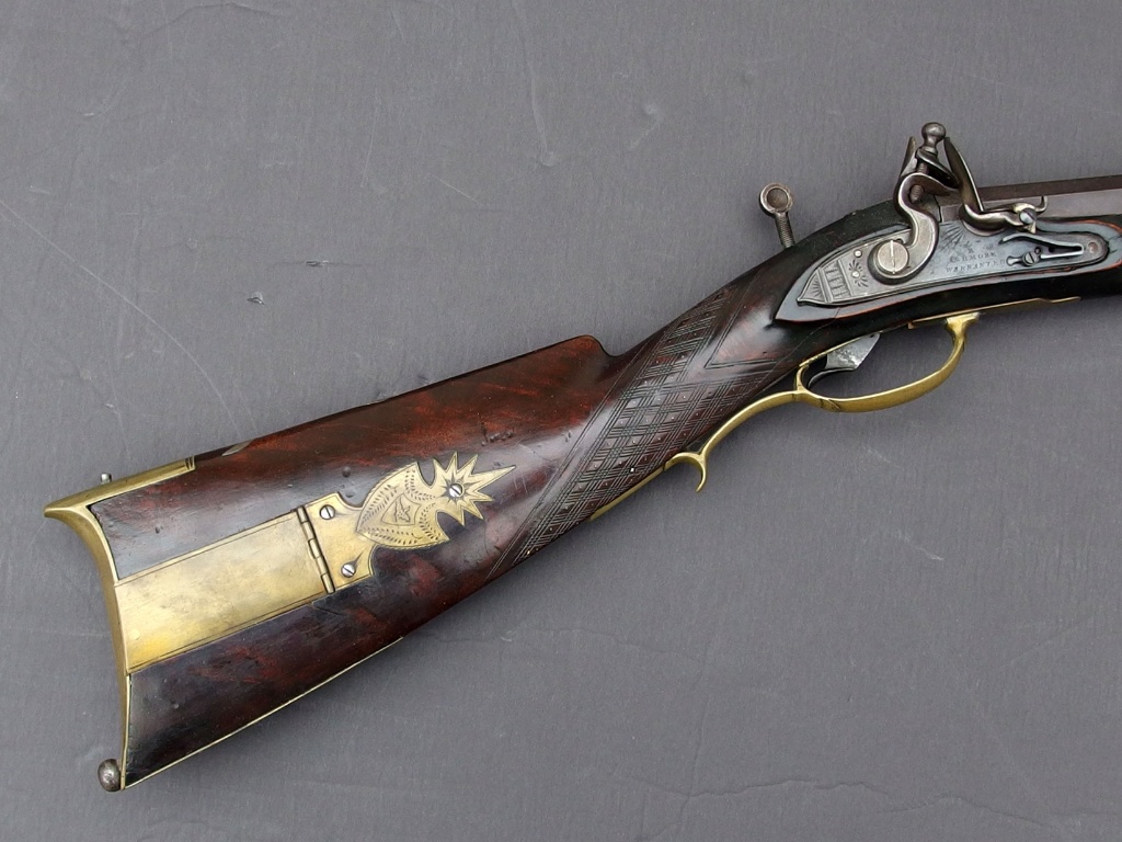 Antique Kentucky Flintlock Firearms Military Artifacts Antique Kentucky Flintlock