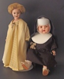 TWO (2 )  VINTAGE COMPOSITION DOLLS