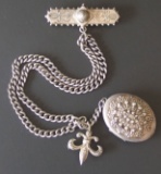 ANTIQUE VICTORIAN STERLING CHATELAINE