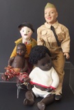 COLLECTION VINTAGE DOLLS (4)