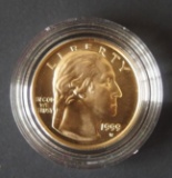 GEORGE WASHINGTON 1999-W $5 GOLD COIN