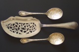 ANTIQUE CONTINENTAL SILVER SERVING PIECES