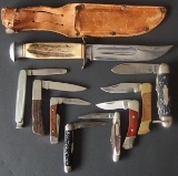 COLLECTION OF VINTAGE KNIVES