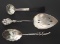 ANTIQUE STERLING SERVING PIECES (3)