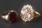 TWO (2)  VINTAGE 10KT GOLD RINGS
