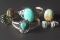 NAVAJO STERLING & TURQUOISE JEWELRY