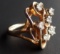 VINTAGE 14KT GOLD & DIAMOND RING