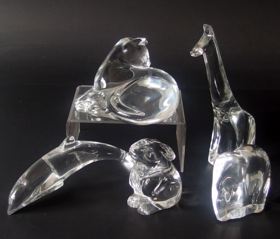 BACCARAT ANIMALS FIGURINES