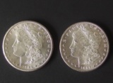 TWO (2) 1884-CC MORGAN SILVER DOLLAR COINS