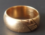 18KT GOLD 'MER' RING