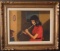 JACK BOOKBINDER FLUTIST OIL PAINTING