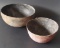 TWO (2) PREHISTORIC ANASAZI REDWARE BOWLS