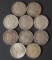 TEN (10) MORGAN SILVER DOLLAR COINS