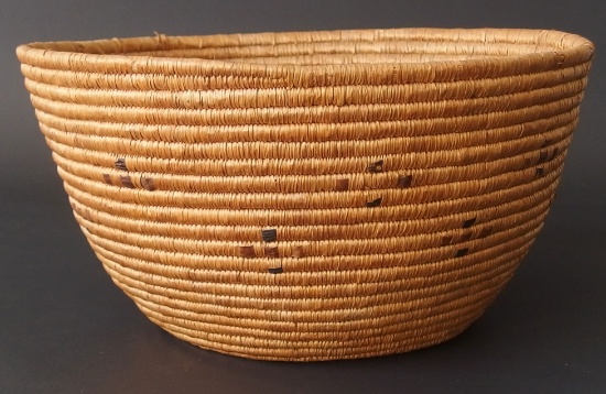 NATIVE AMERICAN COILED BASKET