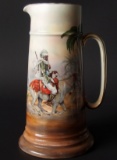 ROYAL BAYREUTH PORCELAIN 'ARAB WARRIOR' PITCHER