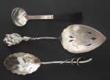 ANTIQUE STERLING SERVING PIECES (3)