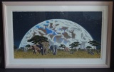 SCHIMMEL ELEPHANTS LITHOGRAPH