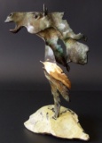 ABSTRACT BRONZE OF HORSE BUST