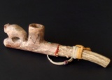 NATIVE AMERICAN BUFFALO PIPE