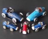 GROUP OF SCHUCO TOY RACING CARS