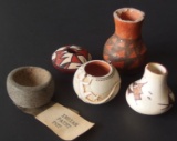 NATIVE AMERICAN MINIATURE POTTERY