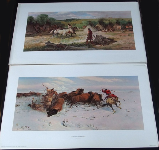 JOHN CLYMER WESTERN PRINTS (2) LE