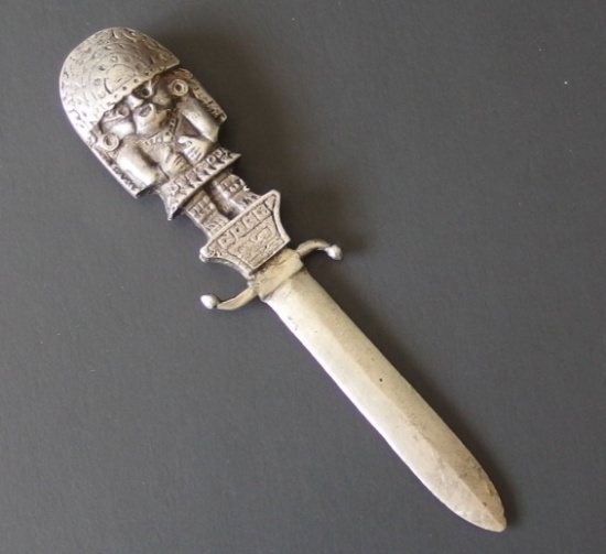 SOUTH AMERICAN SILVER LETTER OPENER