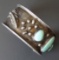 VINTAGE NAVAJO STERLING & TURQUOISE CUFF BRACELET